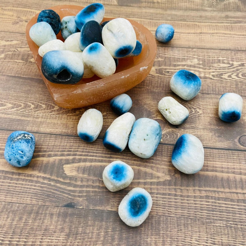 Tumbled Blue Nakaurite - East Meets West USA