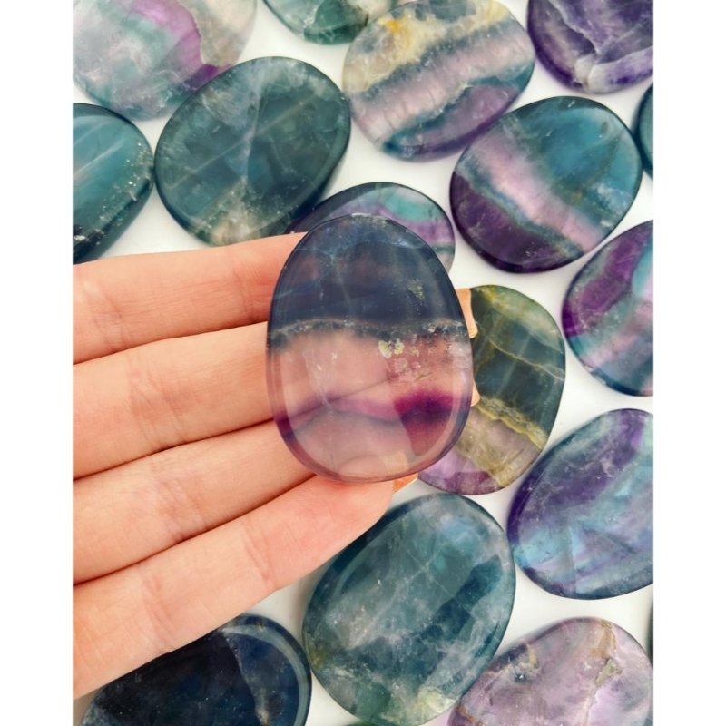 Fluorite Worry Stone - East Meets West USA